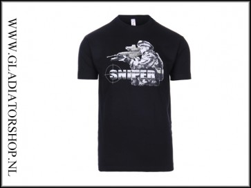 Black Ops Sniper T-shirt kleur zwart