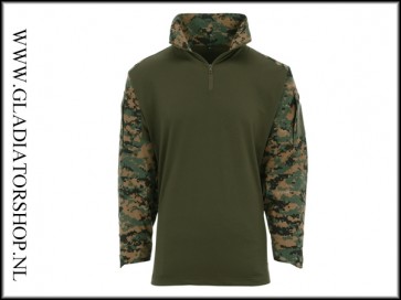 101Inc Tactical combat shirt UBAC Digital camo (van €39,95)