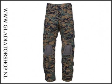 101inc tactical broek Warrior met kniebescherming Digital Camo