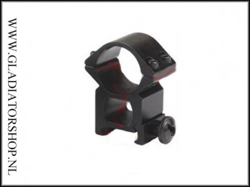 Warrior 4x schroef red-dot, laser of flashlight ring mount (44mm middel hoog)