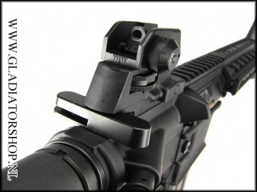 (O) G&G CM16 Raider & Carbine Rear sight complete metaal