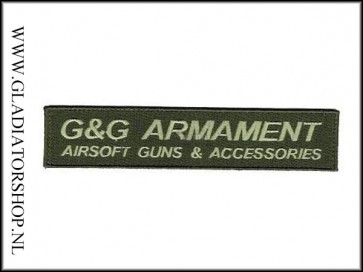 G&G Armament Official Airsoft od green, velcro patch