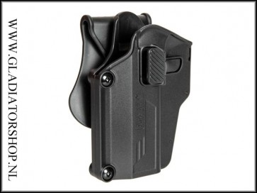 Amomax Universal 'Per-Fit' Paddle Holster Black - Links