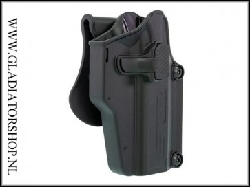 Amomax Universal 'Per-Fit' Paddle Holster Black