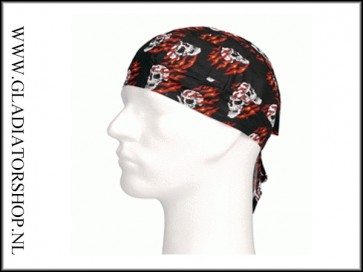 Bandana Flaming skull 