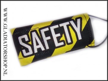 Safety barrelsock geel/zwart