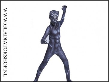 Marvel super hero Black Panther verkleedkostuum 