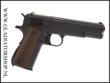 AW Custom Cybergun Colt 1911A1 Black GBB