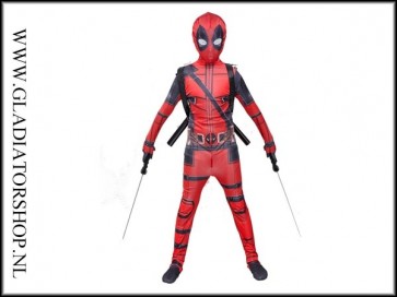 Marvel super hero Deadpool verkleedpak voor kinderen
