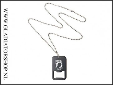 Dog Tag Flesopener Pow Mia (OP=OP)