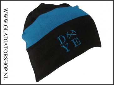 Dye Beanie 3AM blue blauw