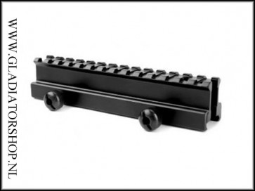 Warrior weaver riser mount rail extra hoog (14 slots)