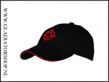 Fostex logo baseball cap zwart met rood logo