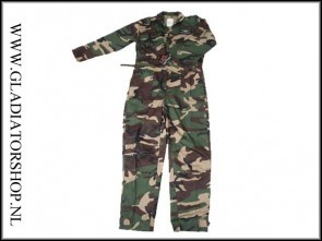 Blue Castle overall woodland camouflage
