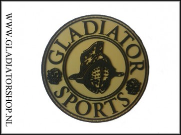 Gladiator Sports rubber velcro patch 