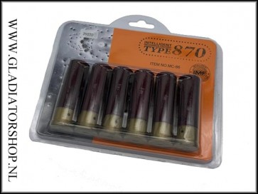 Golden Eagle M870 Shotgun Shells 6-Pack Zwart