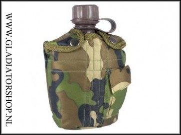 Fosco veldfles, water bottle in camo hoes