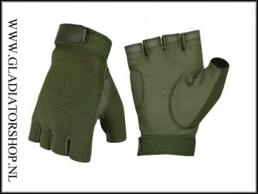 Invader Gear half finger gloves olive