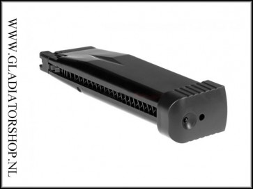 (O) KJ works Hi-Capa 6 28rnd CO2 magazijn
