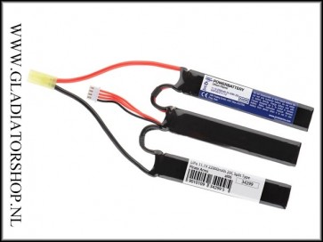 Pirate Arms LiPo 11.1V 2200mAh split type