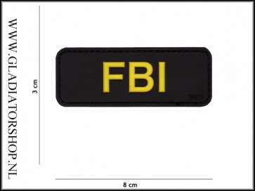 PVC Velcro Patch: FBI