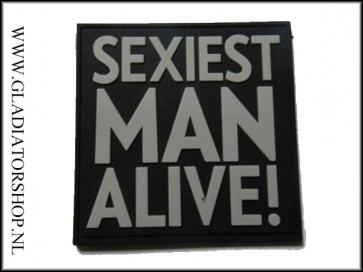 PVC Velcro Patch: Sexiest man alive