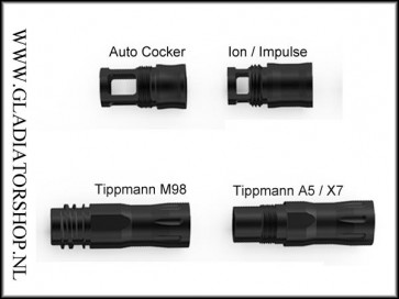 Smart Parts Freak full carbon-fiber draad adapter