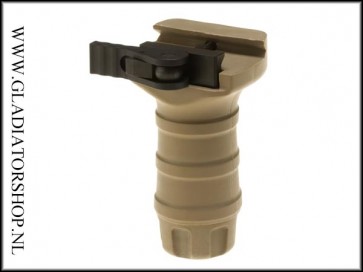 TGD QD Short Vertical Grip Tan