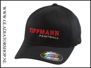 Tippmann Paintball logo cap zwart S/M