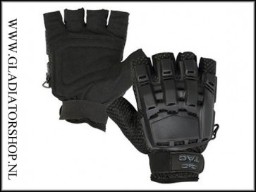 Valken V-tac  hardback half finger handschoenen zwart