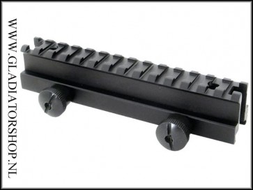 ASG Scope Riser Mount 13 slots (extra hoog)