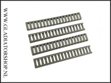 Warrior Rubberen Picatinny Rail Cover 17,5 cm Tan