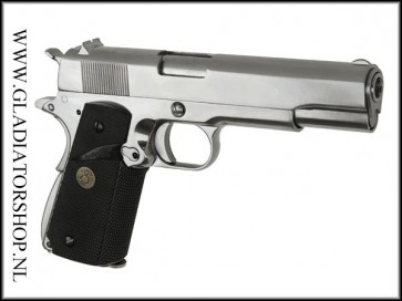 WE M1911A1 Full Metal V3 Silver GBB