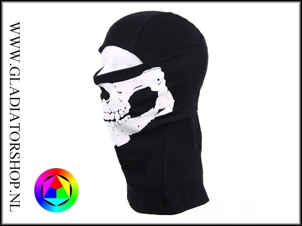 Uitleg wang oog 101inc balaclava bivakmuts recon 1-gaats ninja Skull - 5 jaar garantie!