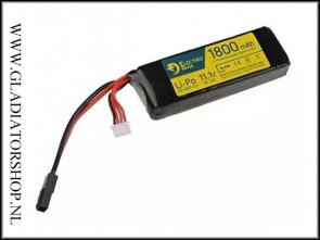 Electro River LiPo Airsoft 11.1v 1800mAh 20/40C batterij 