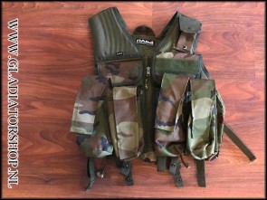 (O) Rap4 strikeforce tactical vest woodland camo