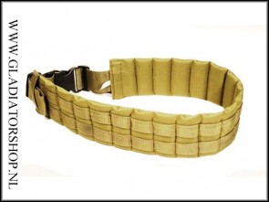 101inc Koppel riem met molle systeem desert zand