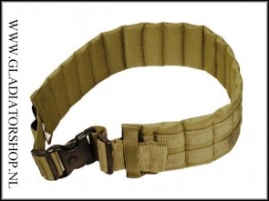 101inc Koppel riem met molle systeem olive green