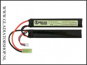8Fields LiPo Batterij 7.4V 1500mAh 20C/40C | Mini-Tamiya