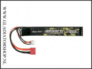 Gens Ace LiPo Batterij 7.4V 1400mAh 25C | Deans