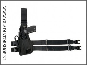 101inc Beenholster De Luxe zwart, links