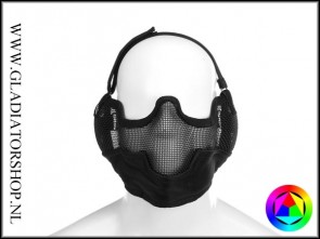 Invader Gear Airsoft (mond en oor) steel face mask 