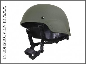Warrior Mich 2000 military army helm olijf groen