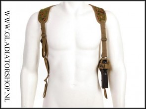 Fosco Predator schouderholster digital  woodland camo