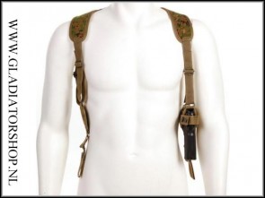 (O) Fosco Predator schouderholster digital  woodland camo