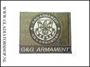 G&G Armament official airsoft green, klittenband patch