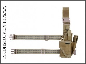 Fosco Verstelbare holster Airsoft legergroen 