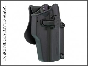 Amomax Universal 'Per-Fit' Paddle Holster Black