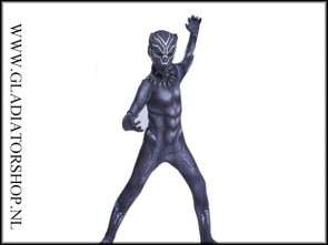 Marvel super hero Black Panther verkleedkostuum 