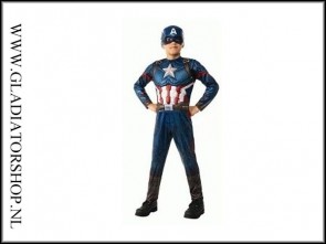 Super hero Marvel Captain America kids suit